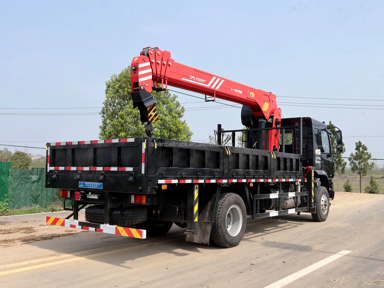 Updated Version DONGFENG 4x2 Lorry Truck Installed SANY Palfinger Telescopic Boom Crane 10 ton 12 ton 14 ton For Sale