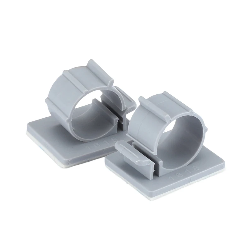 Nylon Self Adhesive Cable Ties Mounts Black White Plastic ROHS Color Material Origin Type Certificate Glue Place Model Cable Cli