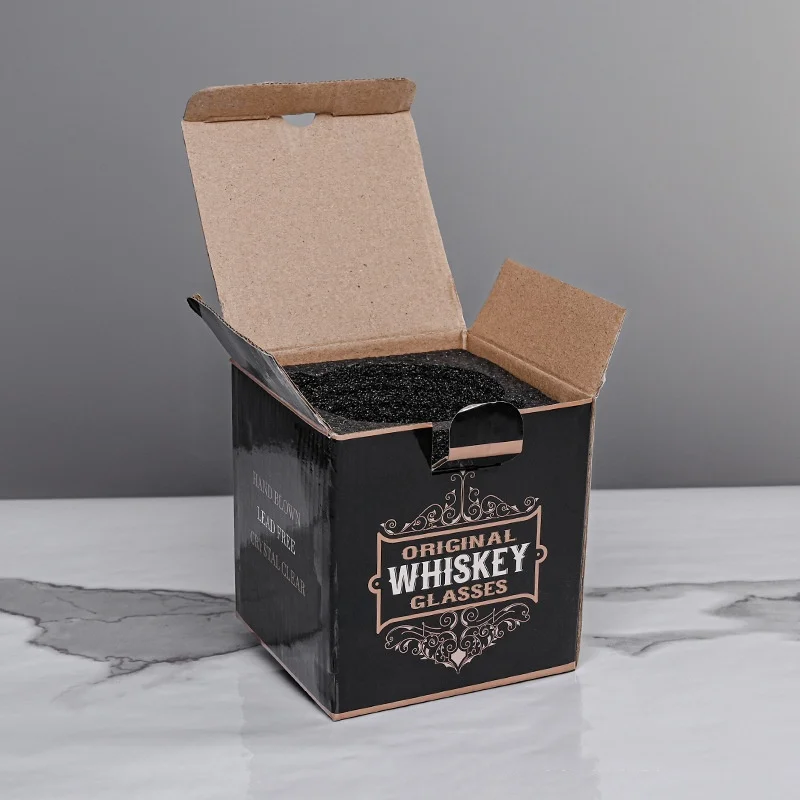 2-piece Set Crystal  Whiskey Glasses and Whiskey  Set With Gift Box for Novelty Corporate Gifts Manufacturer