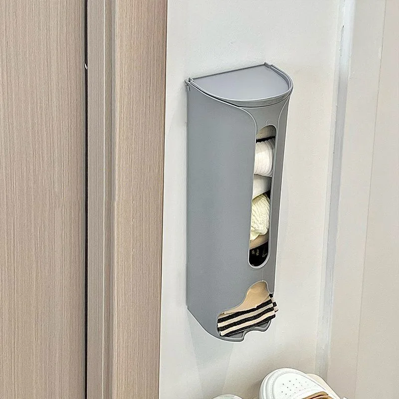 Wholesale PP Plastic Storage Boxes Sock Storage Organizer Wall Hanging Non Punching Underwear Storage Boxes