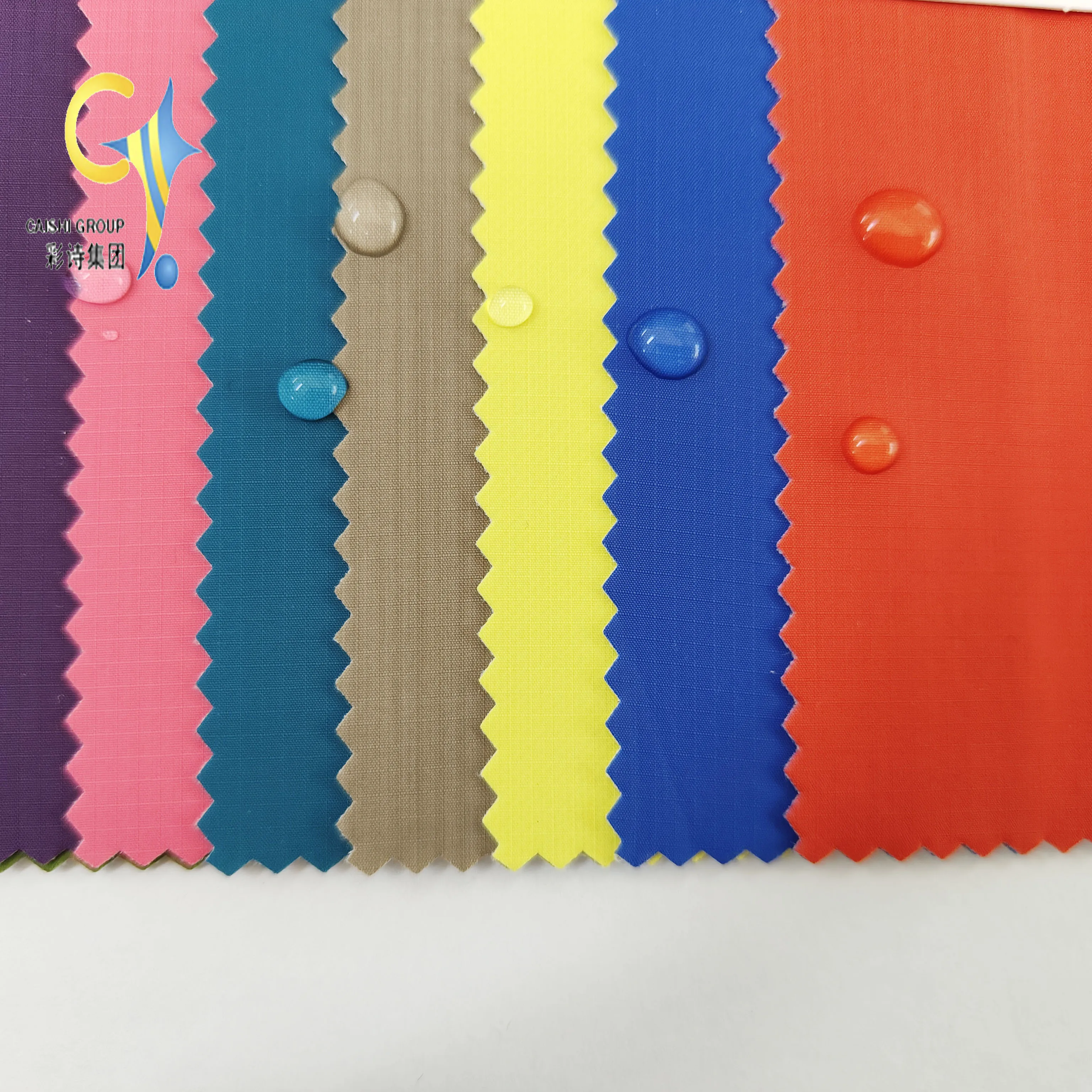 High Quality 100% nylon  ZY-824 70D ribstop with knitted fabric for bag Luggage Outdoor oxford fabric