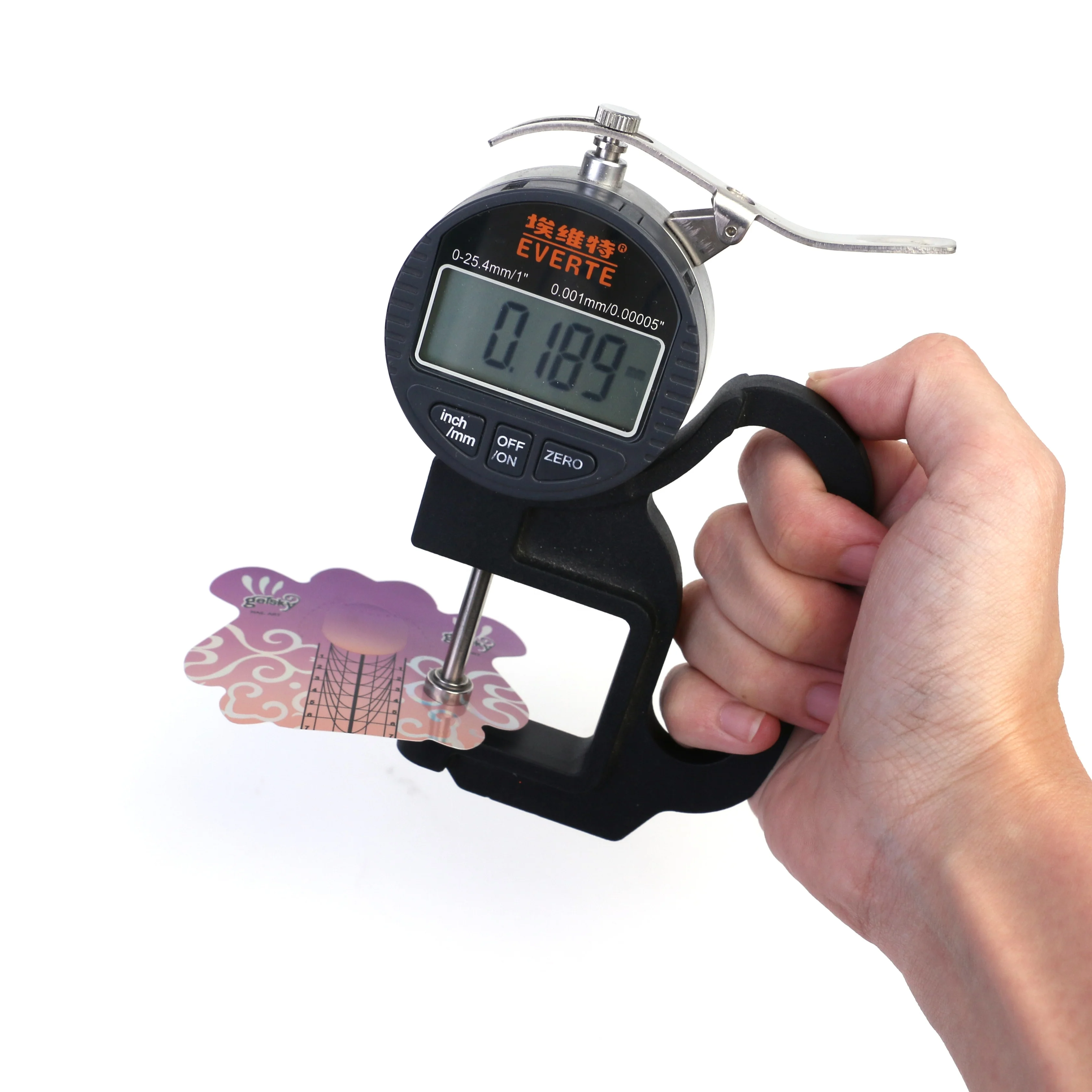 Gelsky Holographic Effect Acrylic Nail Forms Cut Into Slices 150Pcs Box Packaging Xxl Nail Forms