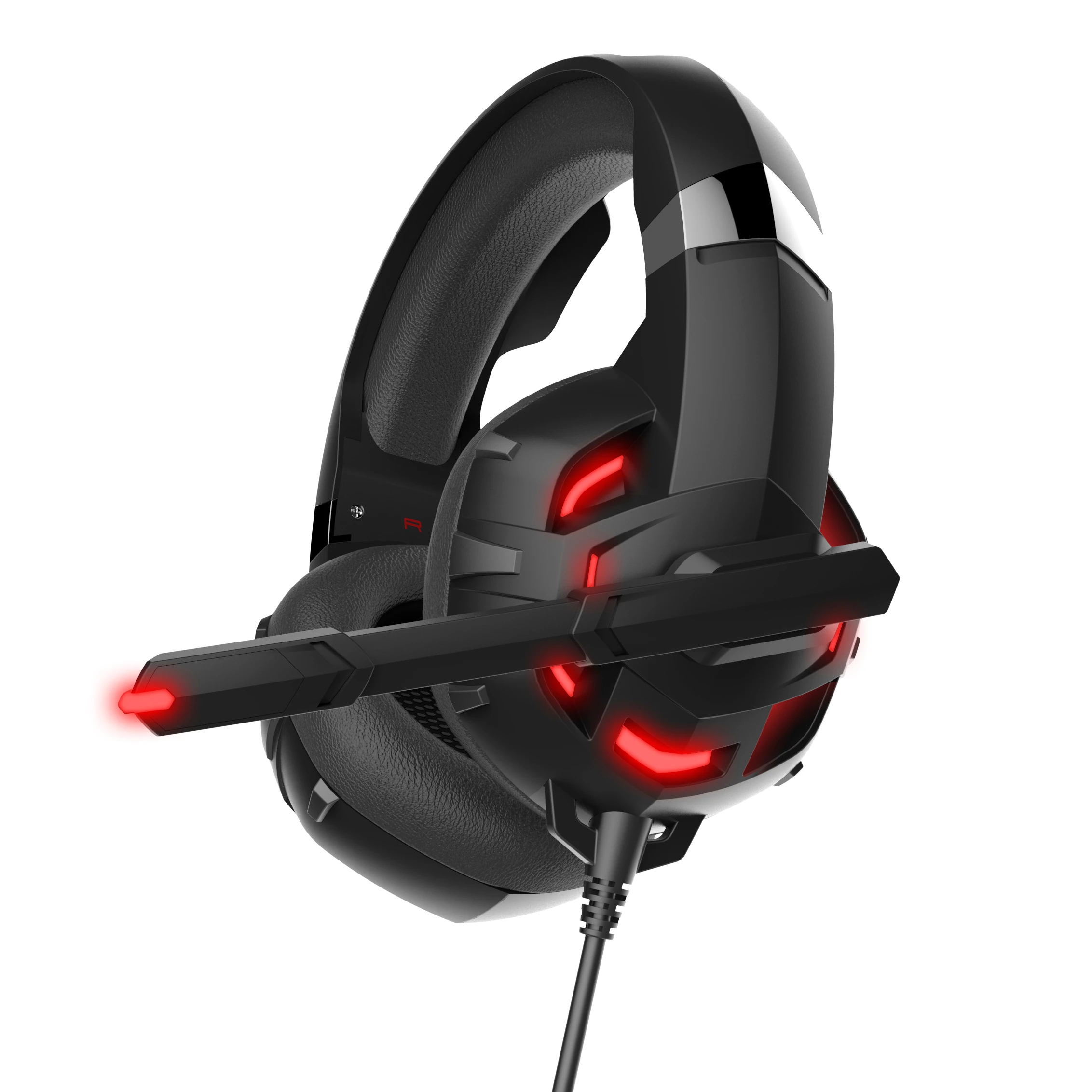 Wholesale  Earhook Headset Sport Magnetic Blue tooth  Headphone Deep Bass Earphone Mobile Phone Black Waterproof LED lights