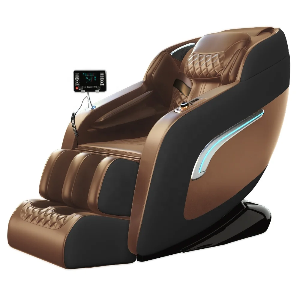 Factory Wholesale 2022 Guoheng Smart manipulator deep v zero gravity sl track body airbag massage chair With Foot Massage