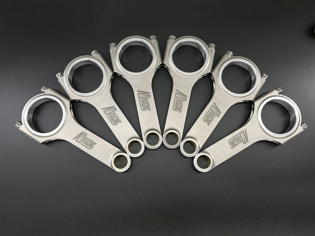 Adracing Performance Forged 4340 Steel Connecting Rods For Mitsubishi Pajero 6G72 3000GT 3.0L V6 Engine Conrod Con Rods 141mm