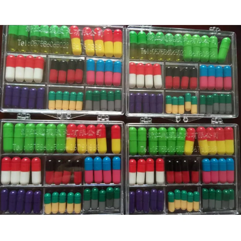 Пользовательские печатные высококачественные желатиновые пустые капсулы оболочки