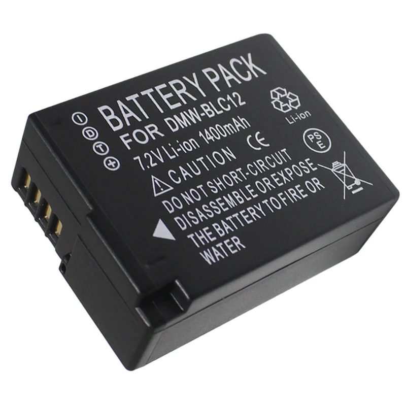 7,2 V батарея DMW-BLC12 BLC12E для цифрового фотоаппарата Panasonic Lumix DMC-GH2 G5 G7 GX8 Q V-Lux 4