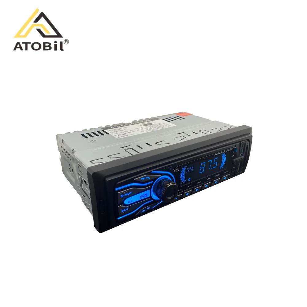 Автомагнитола 1din Автомобильный MP3-плеер с поддержкой BT 2USB AUX SD-карты управление через приложение автомобильное радио стерео