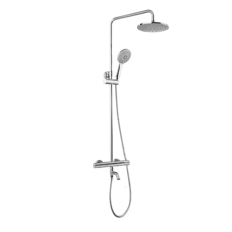 Home bathroom all copper intelligent thermostatic mixing valve faucet hand shower shower set 26088-316