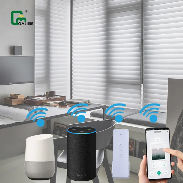 Smart home electric curtain motor equipment Shangri-la roller blinds Tuya wifi zigbee motor lithium battery motor 110V-240V