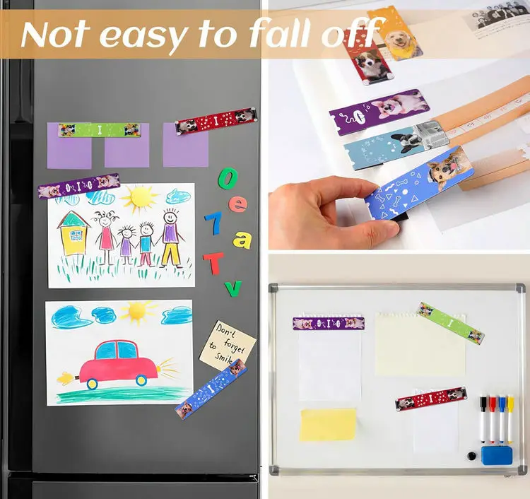 custom design permanent magnet  folding magnetic bookmarks magnetic  page clips for  book