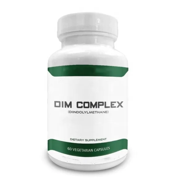 DIM Complex 150mg with Bioperine 5mg, Broccoli 4:1 Extract 50mg, Calcium D-Glucarate - 60 vegetarian capsules