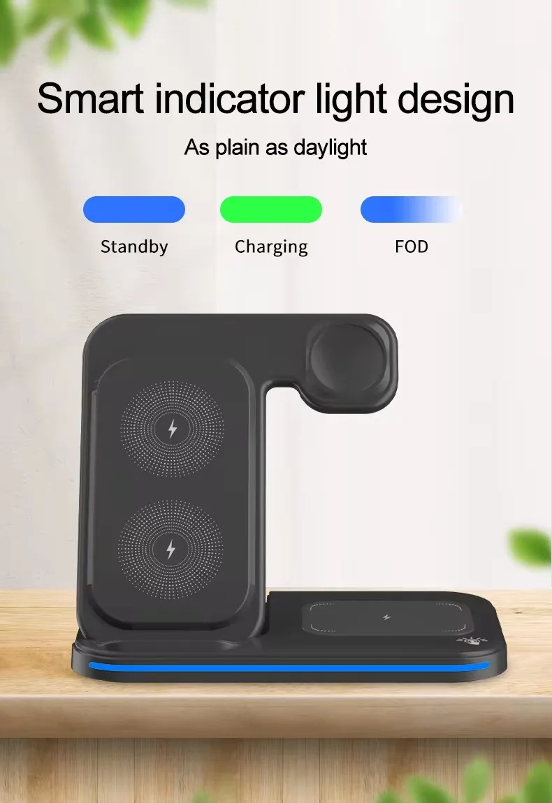 with ce fc rosh factory price high quality qi wireless charger for smart phone wood wireless charging
