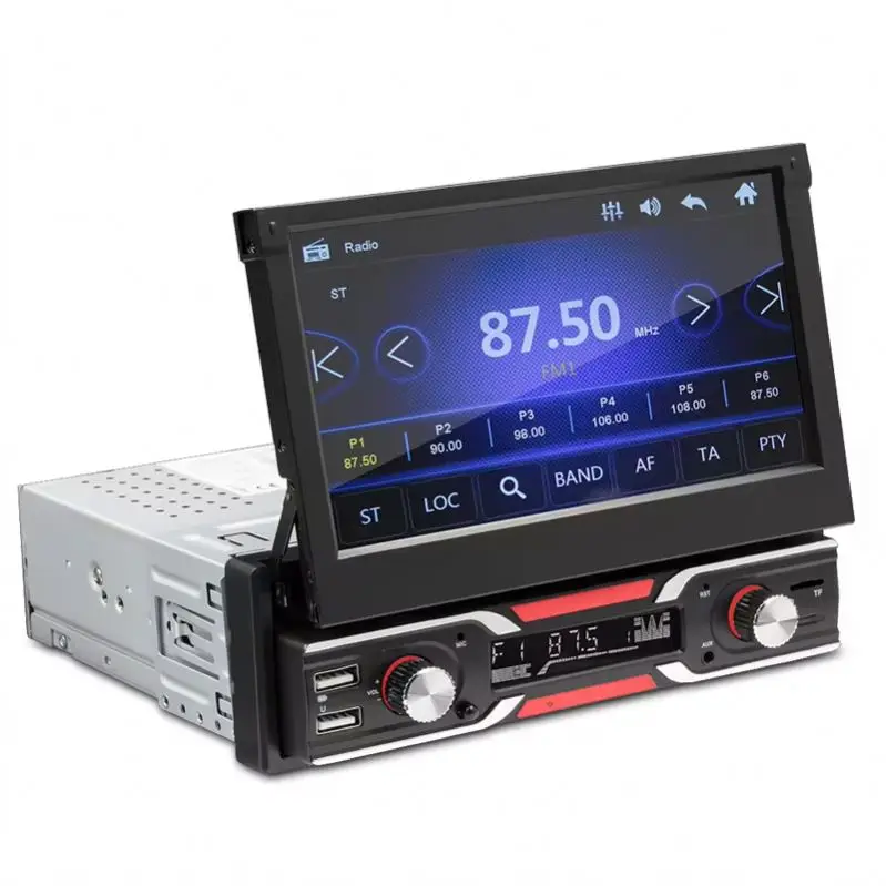Multimedia Player Wireless CarPlay Android Auto GPS Navigation Recorder Waterproof Display Screen Bluetooth
