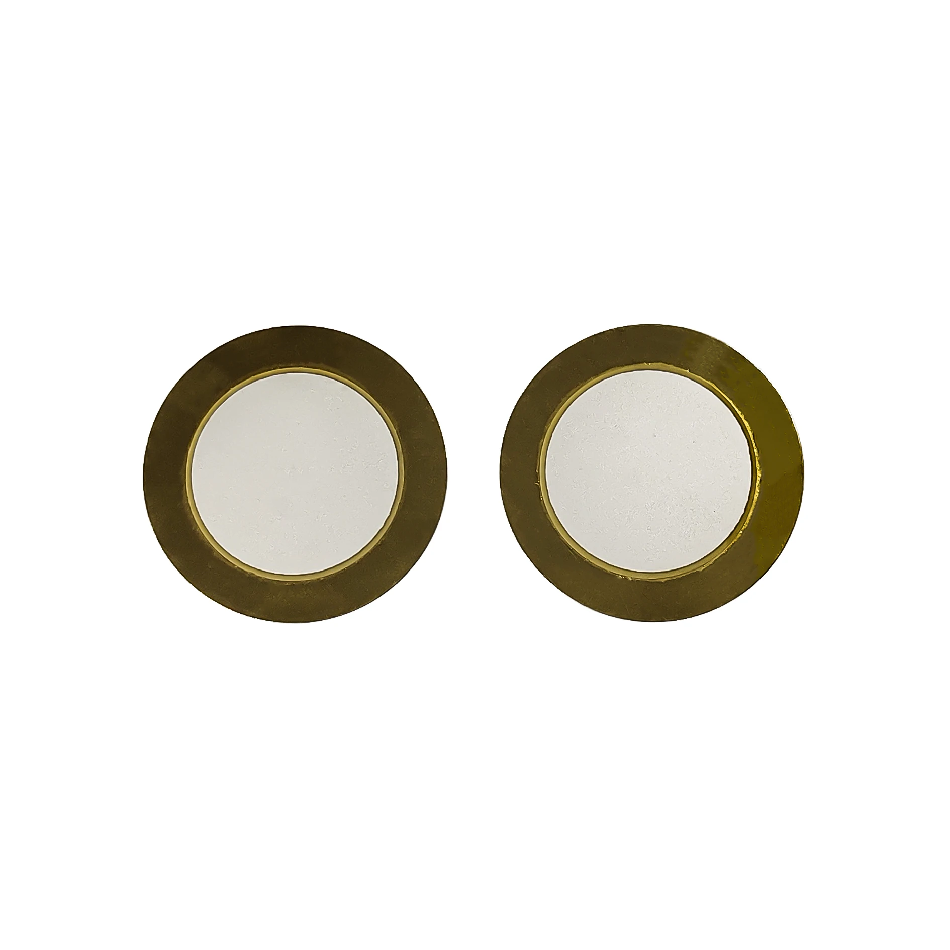 Manufacturer Dia. 35mm Disc Piezo Ceramic Buzzer Copper Sounding piece for Alarm Toys