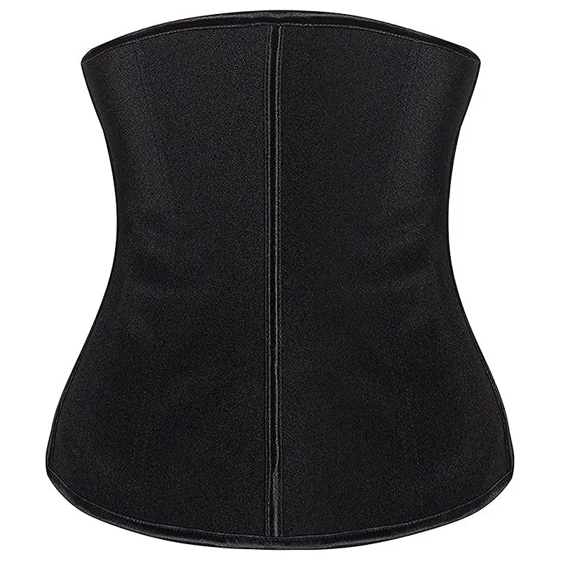 Waist Trainer for Women Underbust Latex Sport Girdle Corsets Cincher Hourglass Body Shaper with Hook and Eye closure