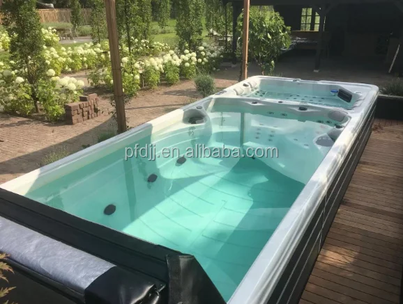 Ponfit Spas 2020 New Swimming Spa Pool, Dual Zone Balboa or Gecko System Spa Pool Massage Swimming Pools