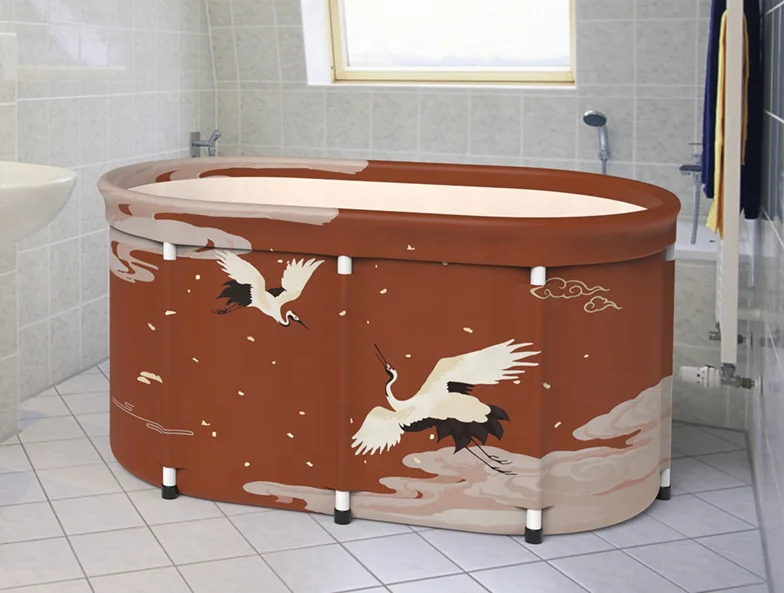 
2020 NEW Bathtub Adult Children Folding Tub Massage Adult Bath Barrel Steaming Dual use Baby Tub Home Sauna hot spa tubs 