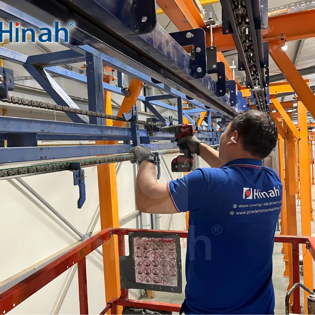 Drag teaching Robot arms steel plate racks  automatic Powder Dip Coating Line