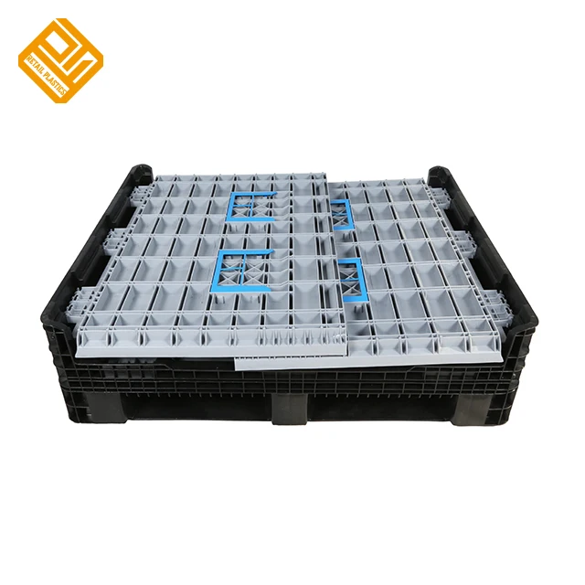 Пластиковый HDPE PP складной контейнер для хранения больших объемов контейнеров оборудование коробка