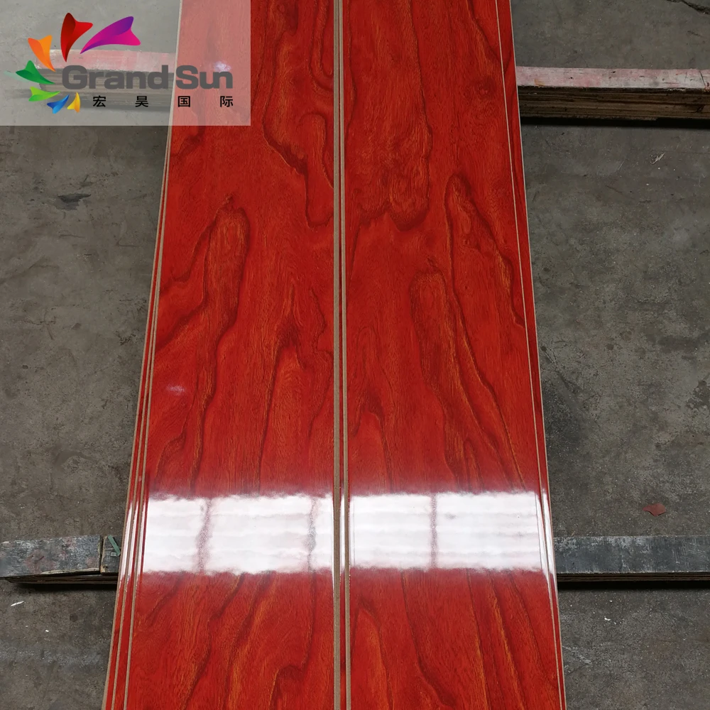 natural wood piano surface laminate flooring made in China