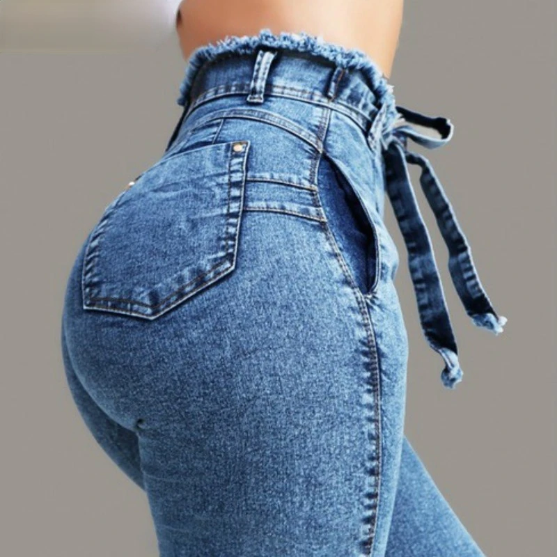 2021 Boyfriend Hole Ripped Jeans Denim Vintage Women High Quality Jeans High Waist Casual Pants Female Slim Jeans