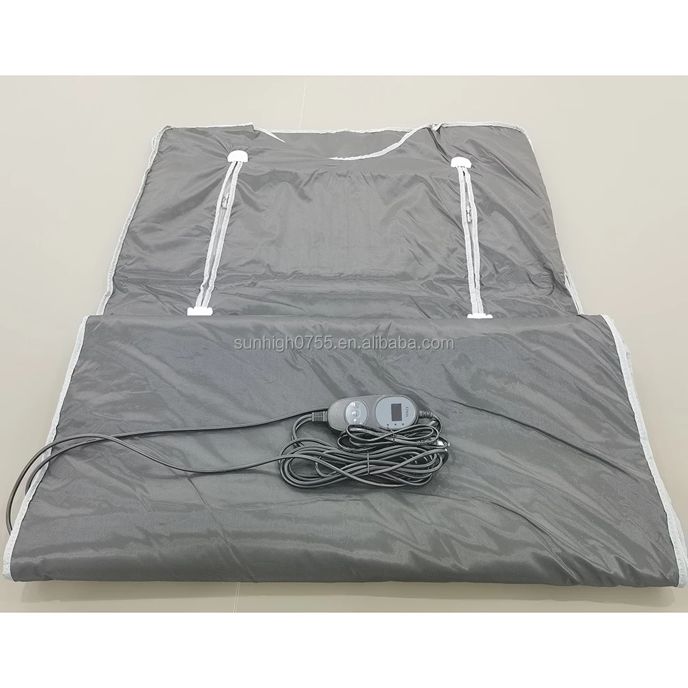 Sunhigh LF 2024 HOT selling Sauna Blanket Sweating Detox Body Shape Fitness Far Infrared Sauna Blanket for body care Waterproof