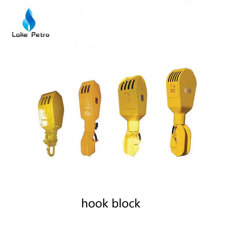 API Price 8C/8A traveling block and hook YG110  for oil well drilling rig from China  all size