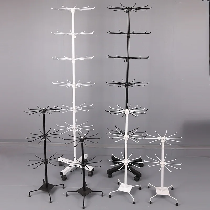 Redsun Optional retail display stand 2/3/4/5/6/7 tier removable floor display stand hat jewelry craft display stand