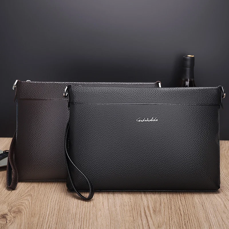 Мужская сумка-клатч из воловьей кожи