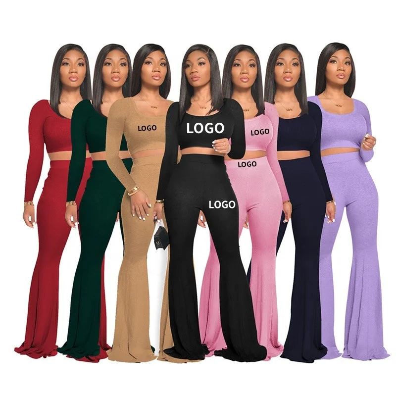 Yoga Conjuntos Para Mujeres Lounge Wear Sets Women 2 Piece Set Flare Yoga Pants Women Fall 2023 Sweatsuit Loungewear Women Sets