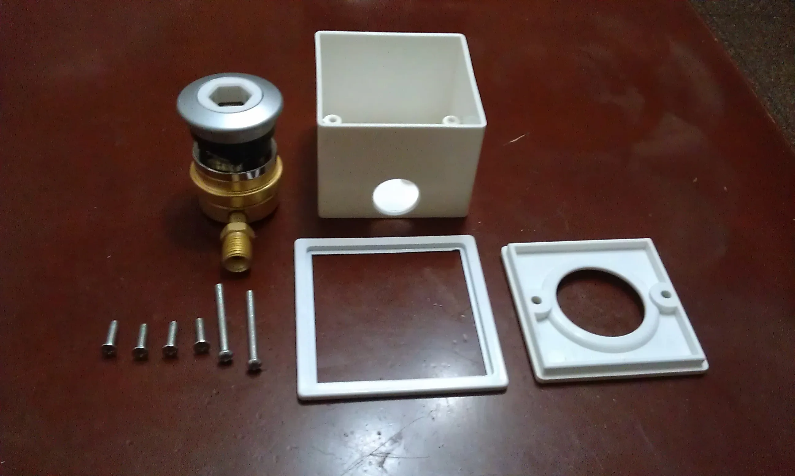 German type medical gas outlet with box oxygen gas outlet box connector gas outlet