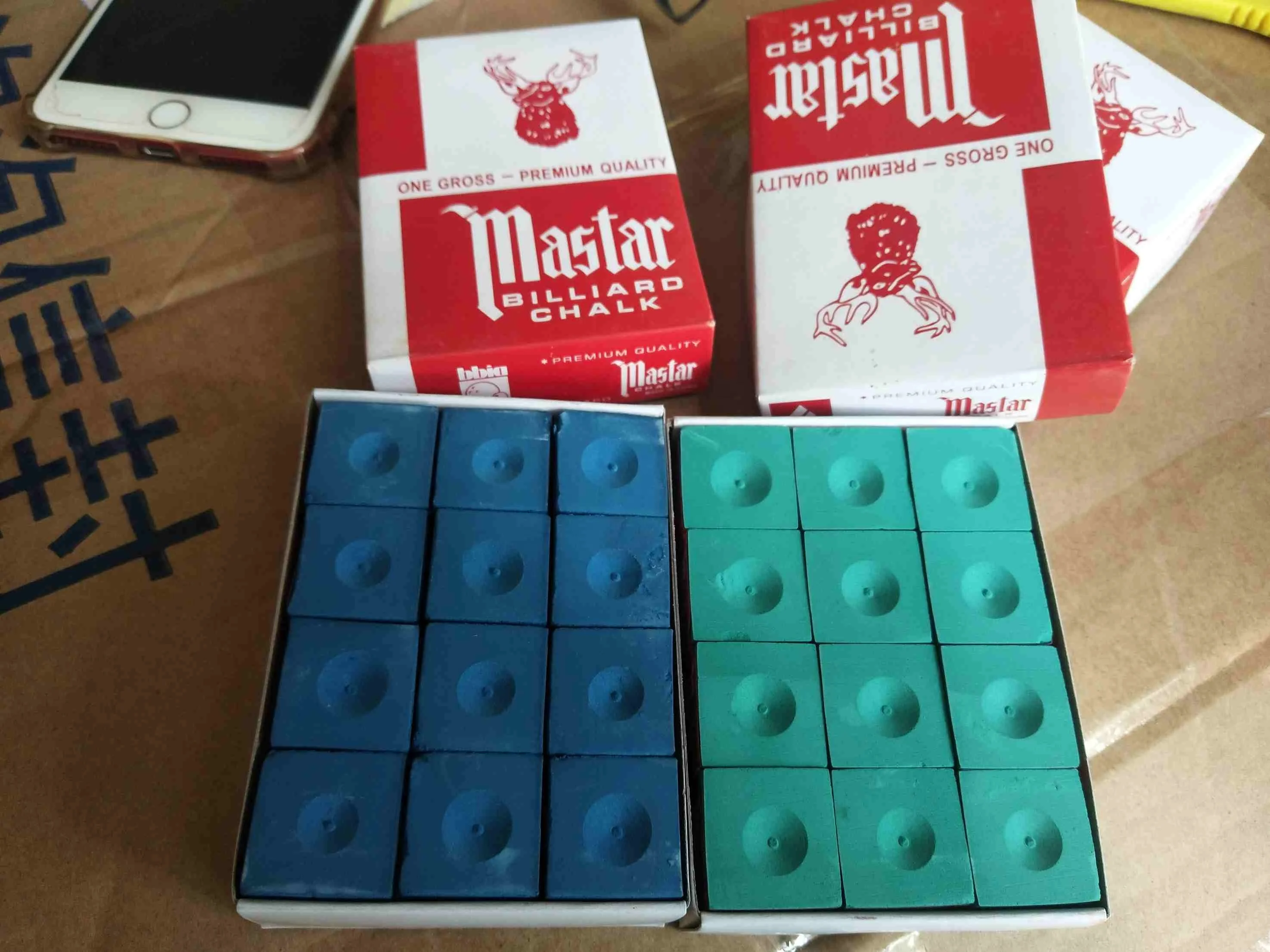 premium quality green color billiard snooker cue chalk