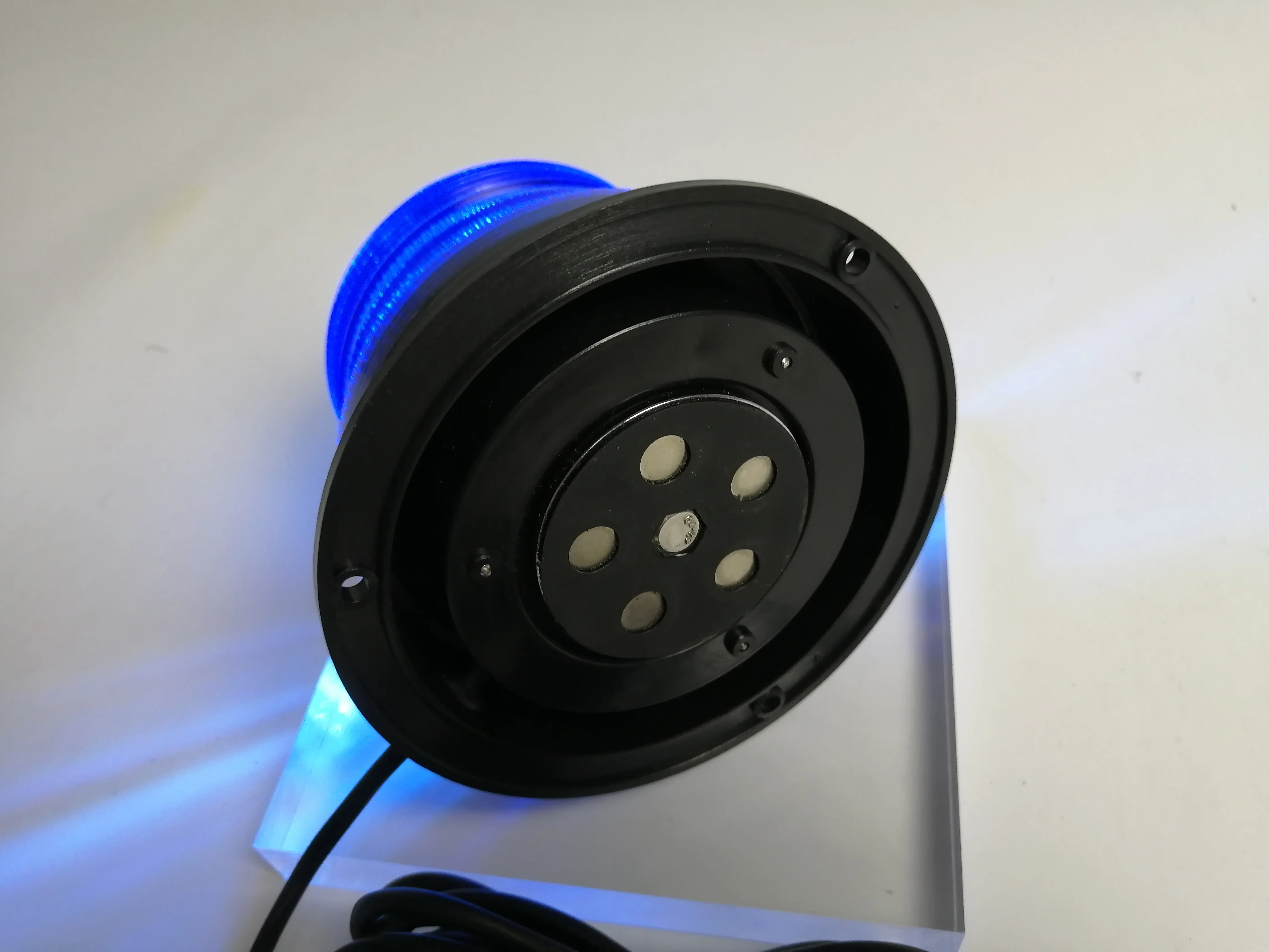 9~30V Warning Strobe beacon led flasher ems led lights emergency blue lights cheap with Cigar Plug