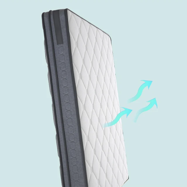 rubber house tricot gold ssingle quality memory foam material export spring core soft topper mattress