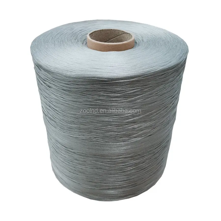 Wholesale 100% Polypropylene BCF Yarn Gray 1300D for Weather Strip