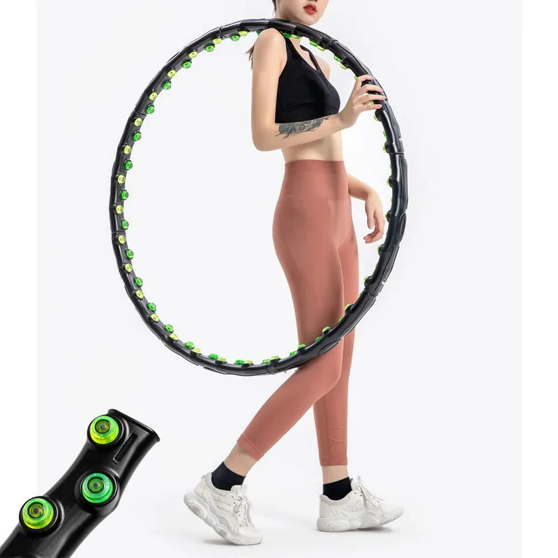 
New Type Top Sale Gymnastic Soft Fitness Indoor Exercise Equipmen Hula Waist Ring Hoop 