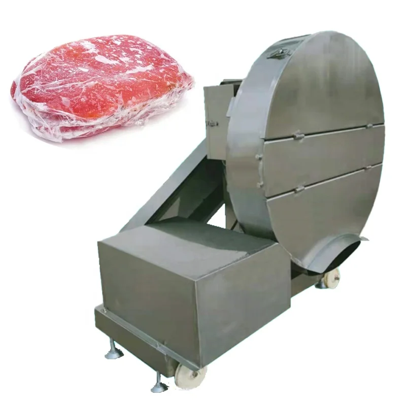 Frozen Meat Dicer Cutter chicken Cutting Machine Sausage Bacon Beef Mutton Meat Slicer Machine Frozen Meat Deli Slicer