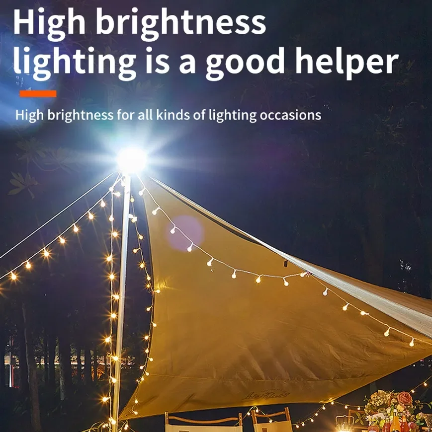 810 Lm Lumens Charging Gear Operated Night Ultra Estetic Use Mobile Battery Dimming Lighting Lamp For Outdoor Adventure Camping