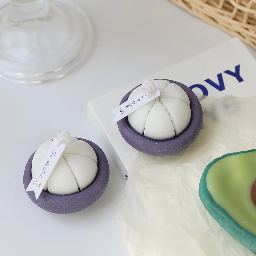 Luxury Soy Wax Home Aromatic Scented Cute Decorative Fruit Art Fragrance Candle