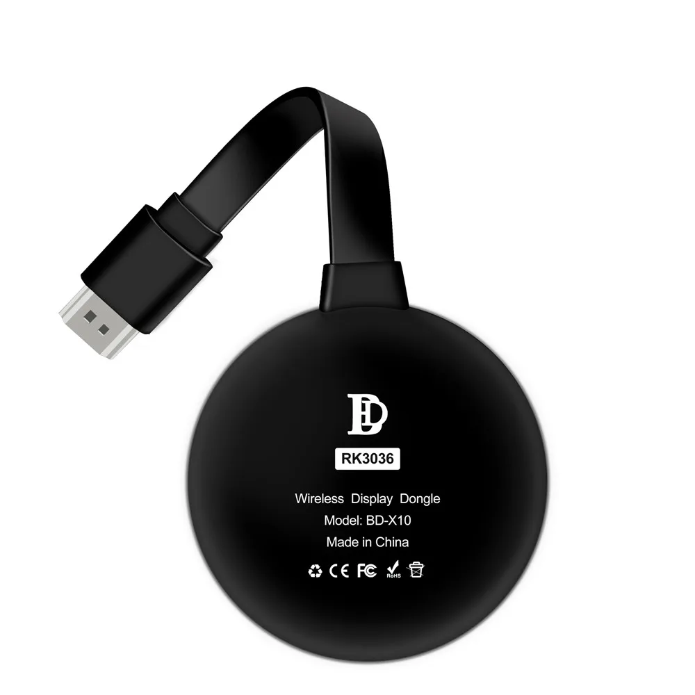 С двумя камерами процессор Rockchip 3036 Dual Core Miracast беспроводной WIFI TV ключ mirascreen дисплей Dongle для Android/IOS/Windows/Mac