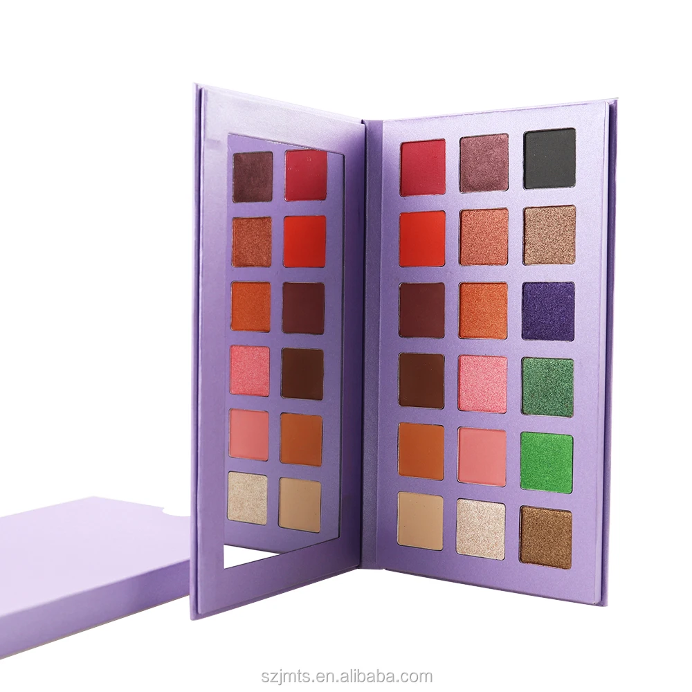 Quick shipping product high quality glitter Eye shadow Palette 18 Colors cosmetics wholesale lots