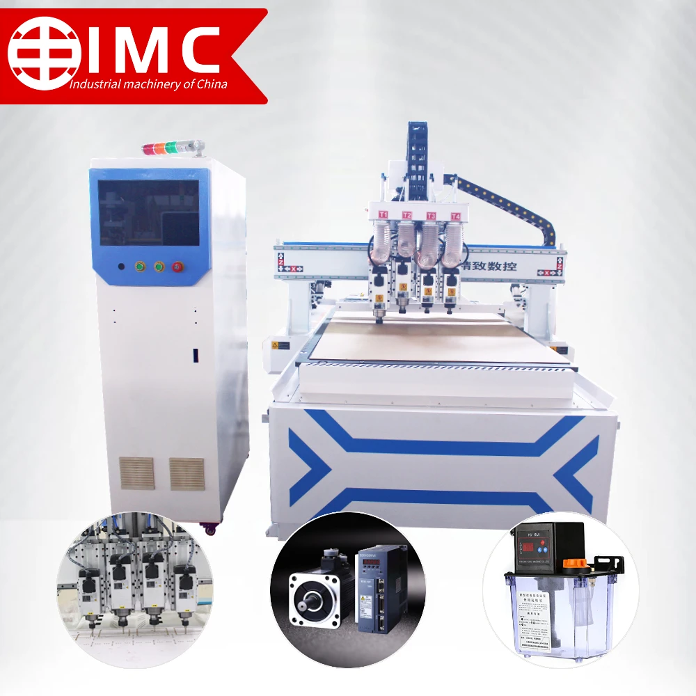 Three years warranties 4*8ft 3D ATC wood CNC router machines wood cnc router hot selling in 2022