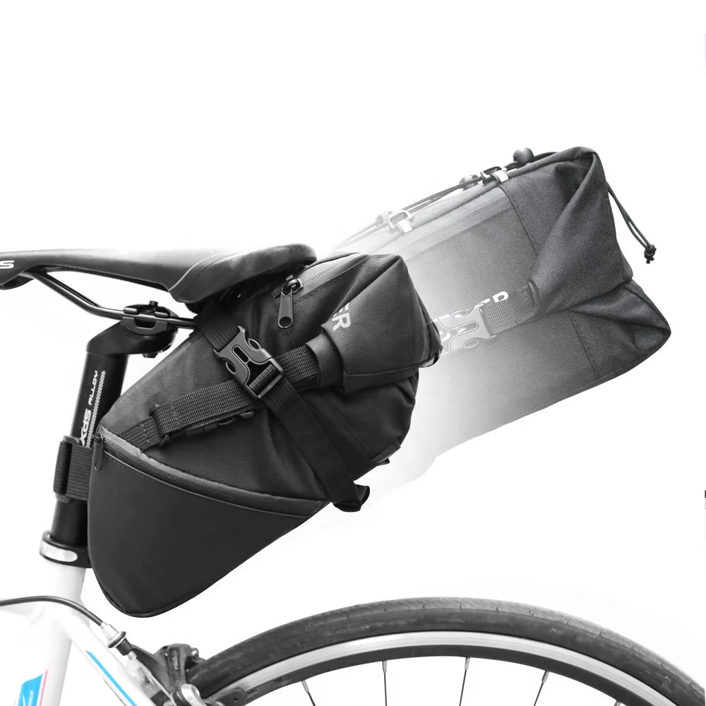 Top Seller 2019 Cycling Reflective Waterproof Bike Rear Bag Bicycle Tail Bag 10L