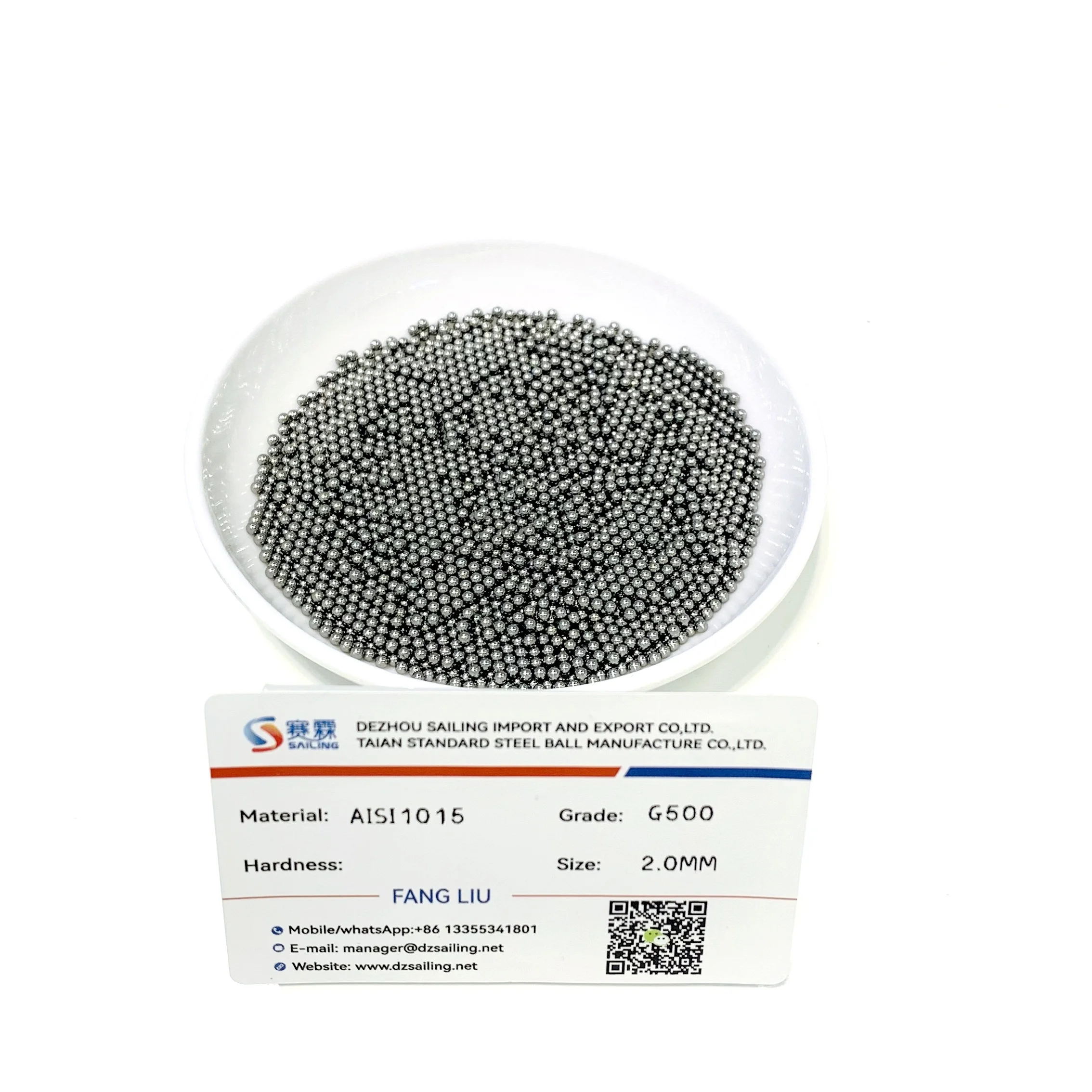2.4mm steel ball for aluminum machine