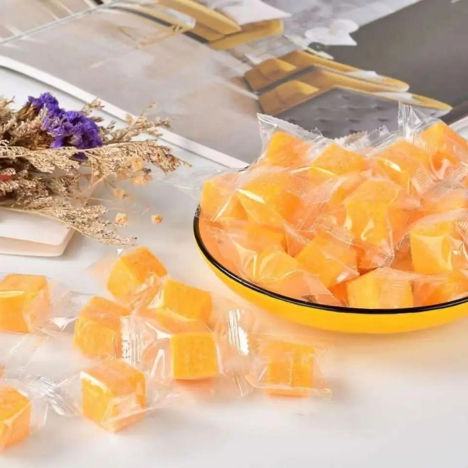 Custom Fruit Soft Candy Fresh Mango Flavor Gummy Candy