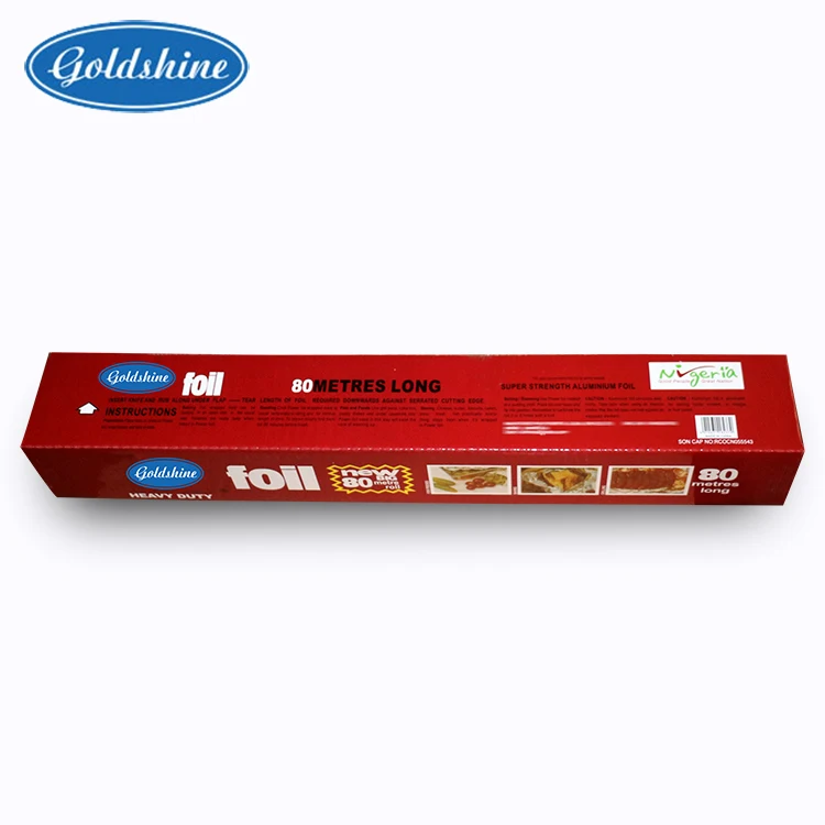 Recyclable Daily household items Thick Aluminum Foil Roll Barbecue baking cooking