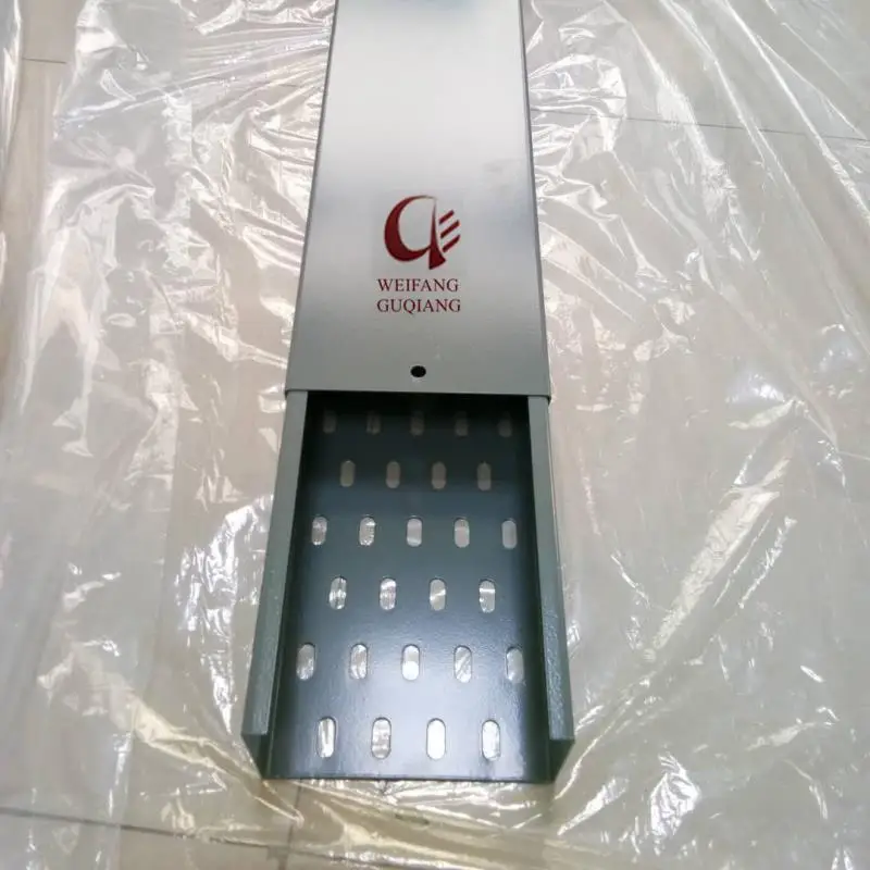 Powder Coated Perforated Cable Tray GI Cable Ladder Tray Prices Hot DIp Galvanized Cable Trunking Tray Price List