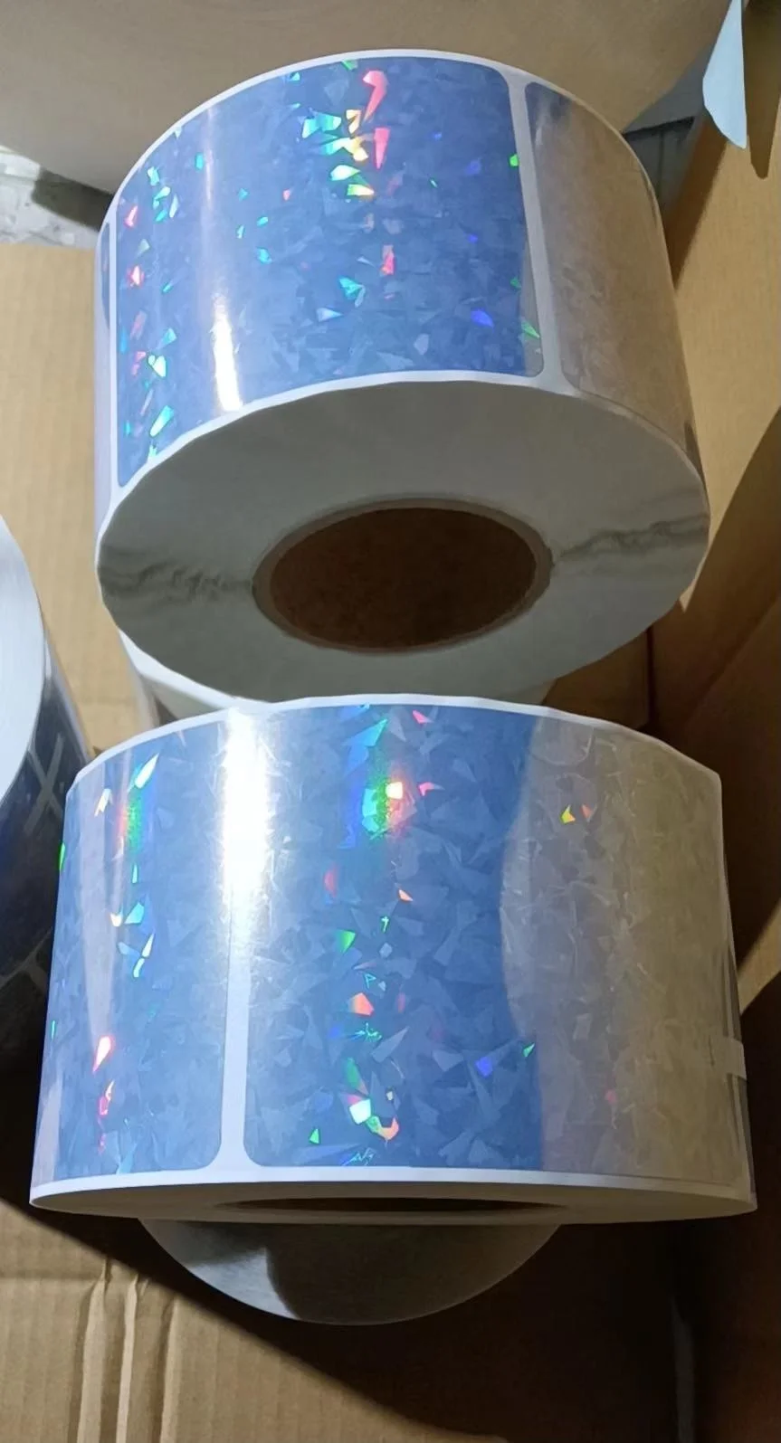 Rainbow hologram inkjet PET/PVC label for color inkjet label printer TM-3500,C7500, VP700,Afinia L801,lx900,lx2000,VP750