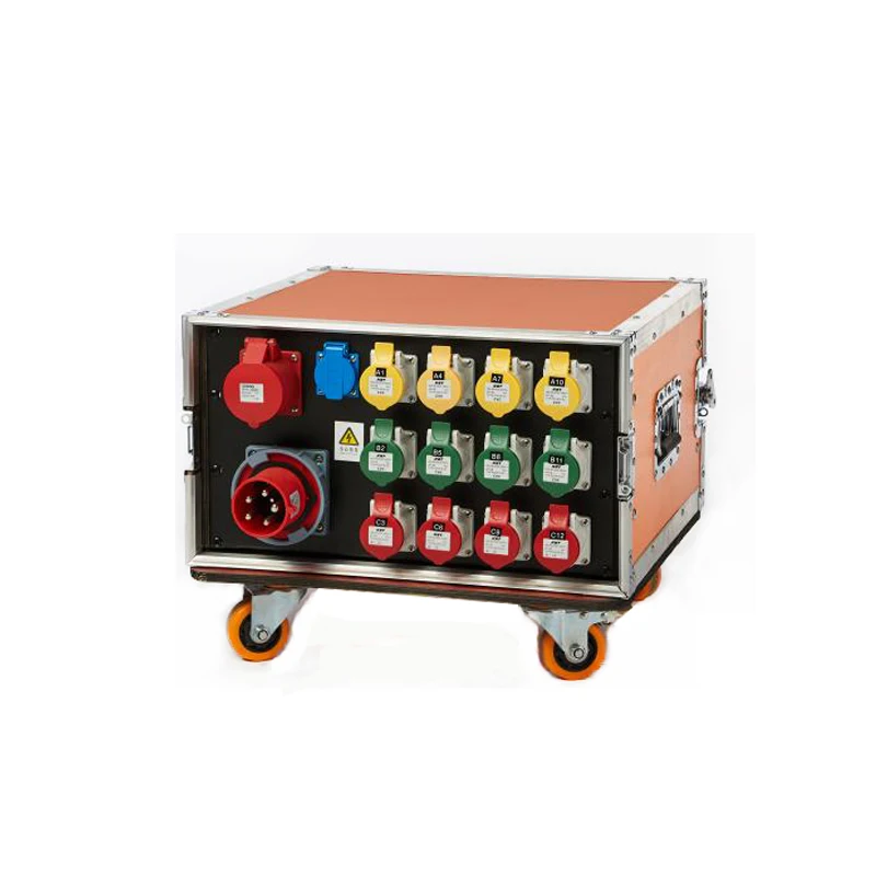 12-way stage power box Fuge distribution box leakage protection large screen lighting audio distribution cabinet box controller